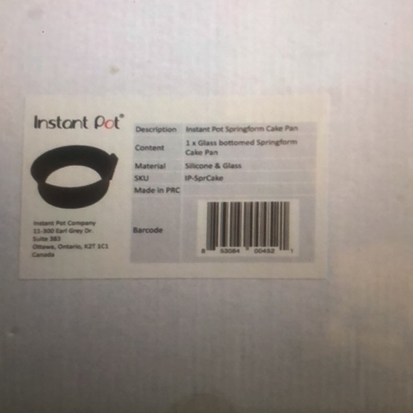 Instant Pot Kitchen Instant Pot Springform Cake Pan Glass Bottom